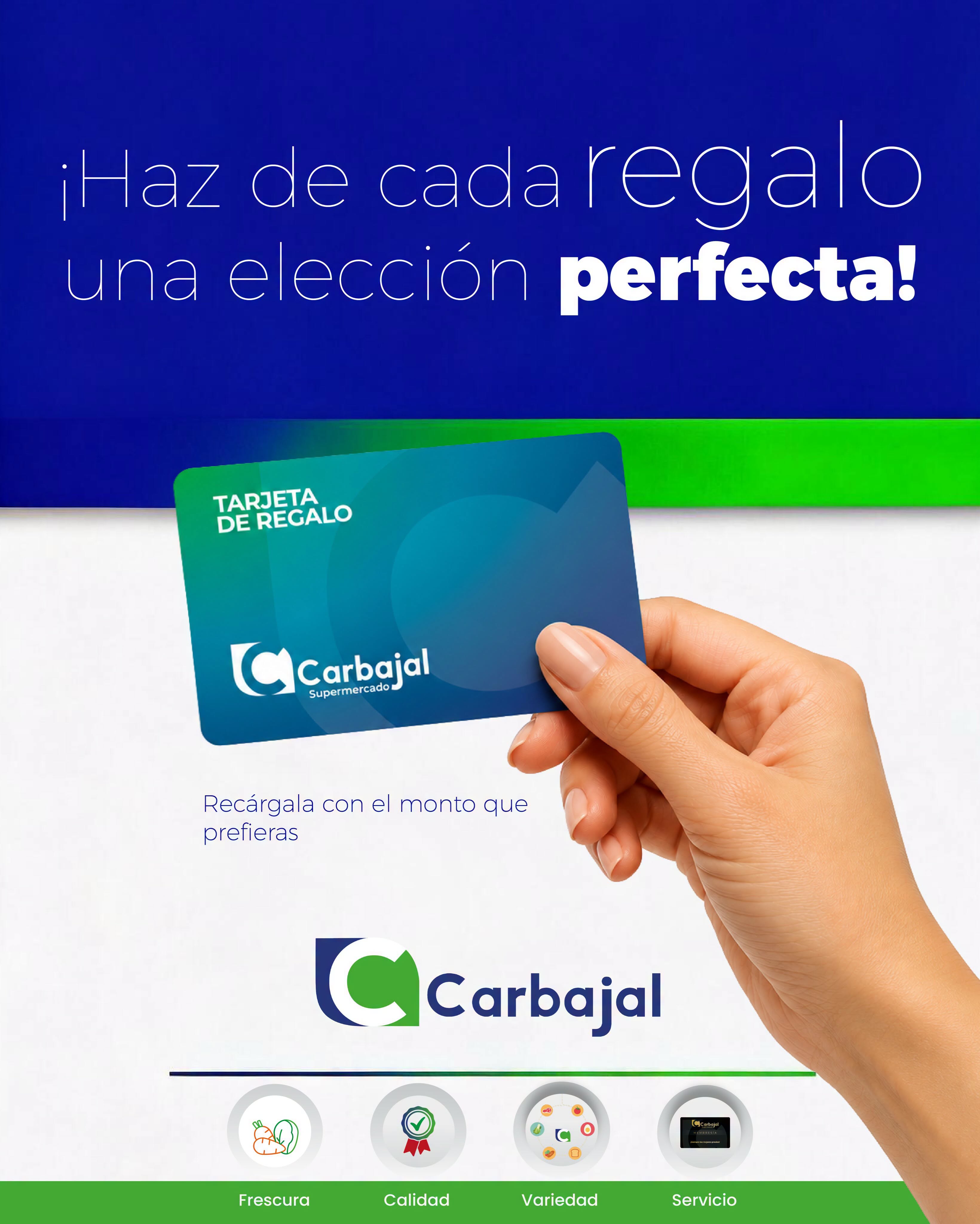 Tarjeta de Regalo Carbajal